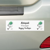 Humor van de cartoon van de stofzuiger bumpersticker (Op auto)