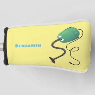 Humor van de cartoon van de stofzuiger golfheadcover