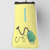 Humor van de cartoon van de stofzuiger golfheadcover (Draai 90)