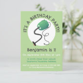 Humor van de cartoon van de stofzuiger kaart (Staand voorkant)