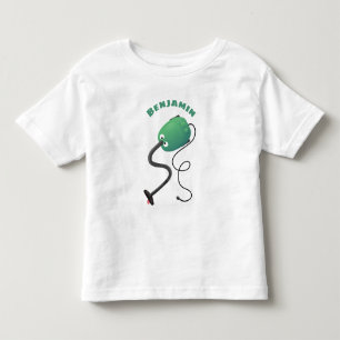 Humor van de cartoon van de stofzuiger kinder shirts