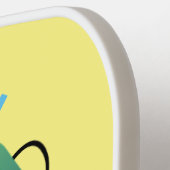 Humor van de cartoon van de stofzuiger pickleball paddle (Links Detail)