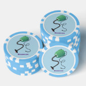 Humor van de cartoon van de stofzuiger poker chips (Opstapeling)