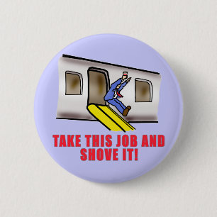 Humor van de noodkhut voor de vlucht ronde button 5,7 cm