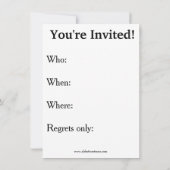 Humor van de PARTIJ Uittreding "Spectickles" Kaart (Achterkant)