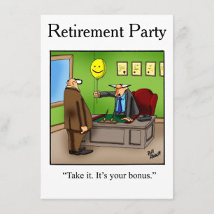 Humor van de PARTIJ Uittreding "Spectickles" Kaart