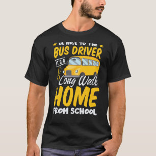 Humor van de stuurschool Passion Bus Sarcastic Pro T-shirt