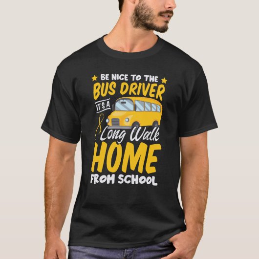 Humor van de stuurschool Passion Bus Sarcastic Pro T-shirt (Voorkant)