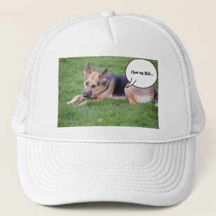 Humor van herder trucker pet