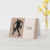 Humor Verjaardag Kaart met Zombie en Sunburst (Gele Bloem)