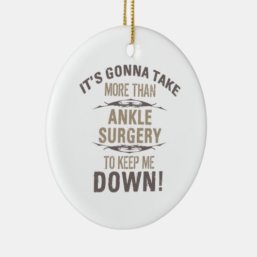 Humor voor chirurgie keramisch ornament (Rechts)