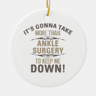 Humor voor chirurgie keramisch ornament