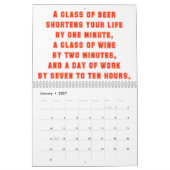 Humor voor de baan kalender (Jan 2027)