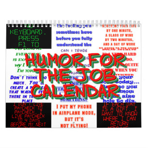 Humor voor de taak kalender