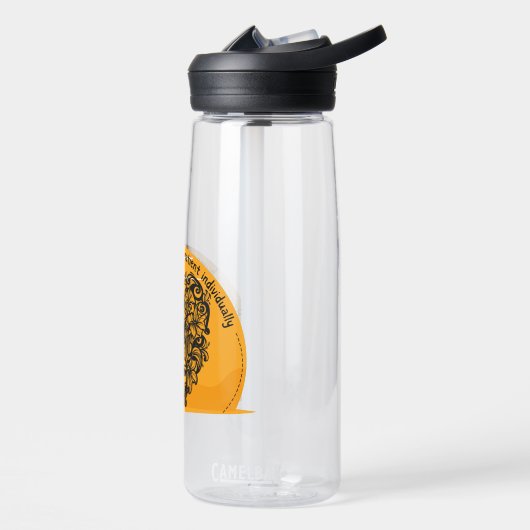 Humor voor elke patiënt afzonderlijk waterfles (Links)