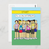 Humor voor haar eetkrabben briefkaart (Voorkant / Achterkant)