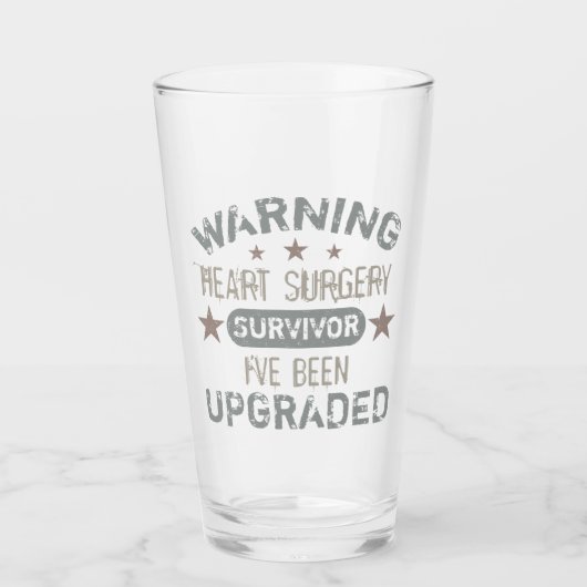 Humor voor hartchirurgie glas (Voorkant)