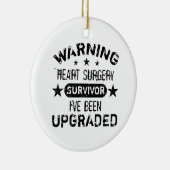 Humor voor hartchirurgie keramisch ornament (Rechts)