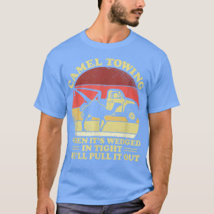 Humor voor het trekken van kamelen T-shirt