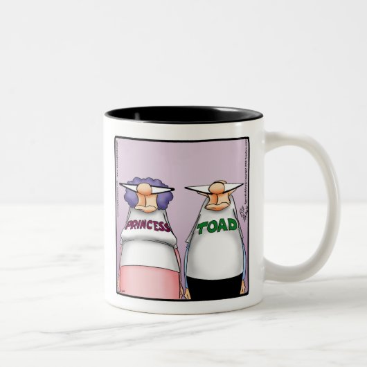 Humor voor huwelijk Funny Mug Gift Tweekleurige Koffiemok (Rechts)