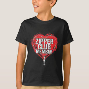 Humor voor open hartchirurgie Funny Zipper Club Li T-shirt