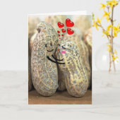 Humor voor pinda's Wedding Kaart (Gele Bloem)