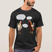 Humor Waarom deed Chicken Cross Road Grappig T-shirt (Voorkant)
