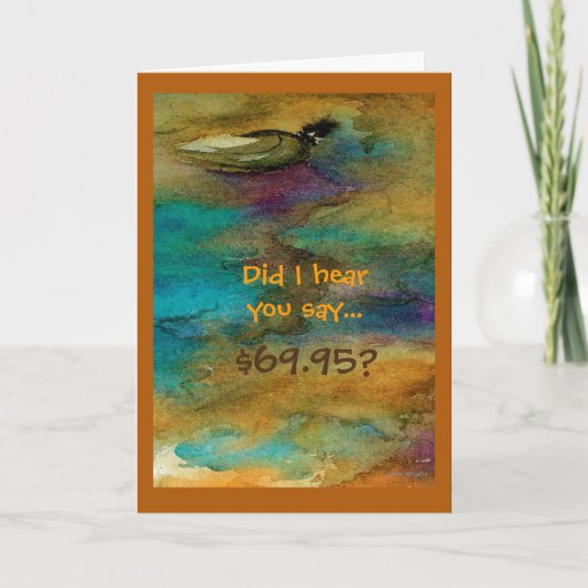 Humorische 70e verjaardag kaart (Voorkant)