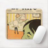 Humorische cartoon muismat (Met muis)