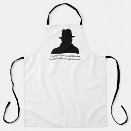 Humorische klassieke bioscoopkeuken schort