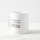 Humorische koffie-Mok Koffiemok (Voorkant links)