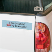 Humorische politie bumpersticker (Op Truck)