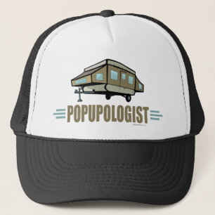 Humorische Pop in Camper Trucker Pet