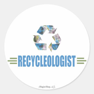Humoriseren Ronde Sticker
