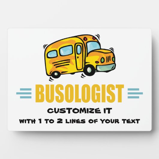 Humorisme Yellow School Bus Driver Funny Fotoplaat (voorkant)