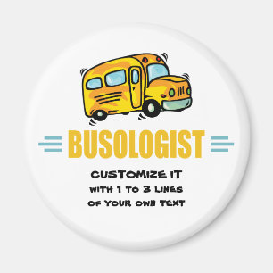 Humorisme Yellow School Bus Driver Funny Magneet