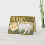 Humoristique/Chèvre/Vous Obtenez Ma Carte De Voix  (Devant)