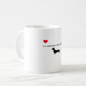 Humoristique Dachshund Mug (Devant gauche)