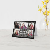 Humoristique Donc c'est la carte de voeux pliée à  (Fleur jaune)