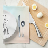 humoristisch Alexa Command voor het kookdiner Theedoek (Quarter Fold)