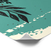 Humoristisch badkamer etiquette teken poster (Hoek)