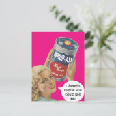  humoristisch briefkaart (Staand voorkant)