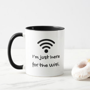 Humoristisch cadeau voor grappige collega en wifi- mok