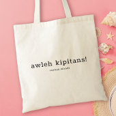 Humoristisch Caymaniaans dialect Awleh Kipitans Tote Bag