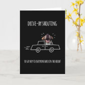 Humoristisch denken aan jou, Drive-by schreeuwen K Kaart (Gele Bloem)