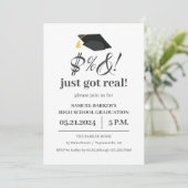 Humoristisch en leuk Afstuderen Kaart (Staand voorkant)