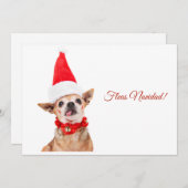 Humoristisch | grappige chihuahua | uniek & ongewo feestdagenkaart (Voorkant / Achterkant)