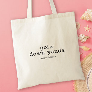 Humoristisch Kaaimaans dialect gaat naar beneden Y Tote Bag
