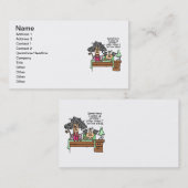 Humoristisch laat chagrijnig slapen visitekaartje (Voorkant / Achterkant)