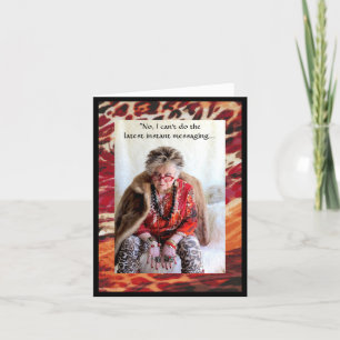 Humoristisch nadenken over instant messaging kaart